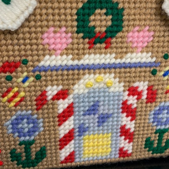 Gingerbread House Holiday Cross Stitch - Already Made for you! #3 - Picture 5 of 7